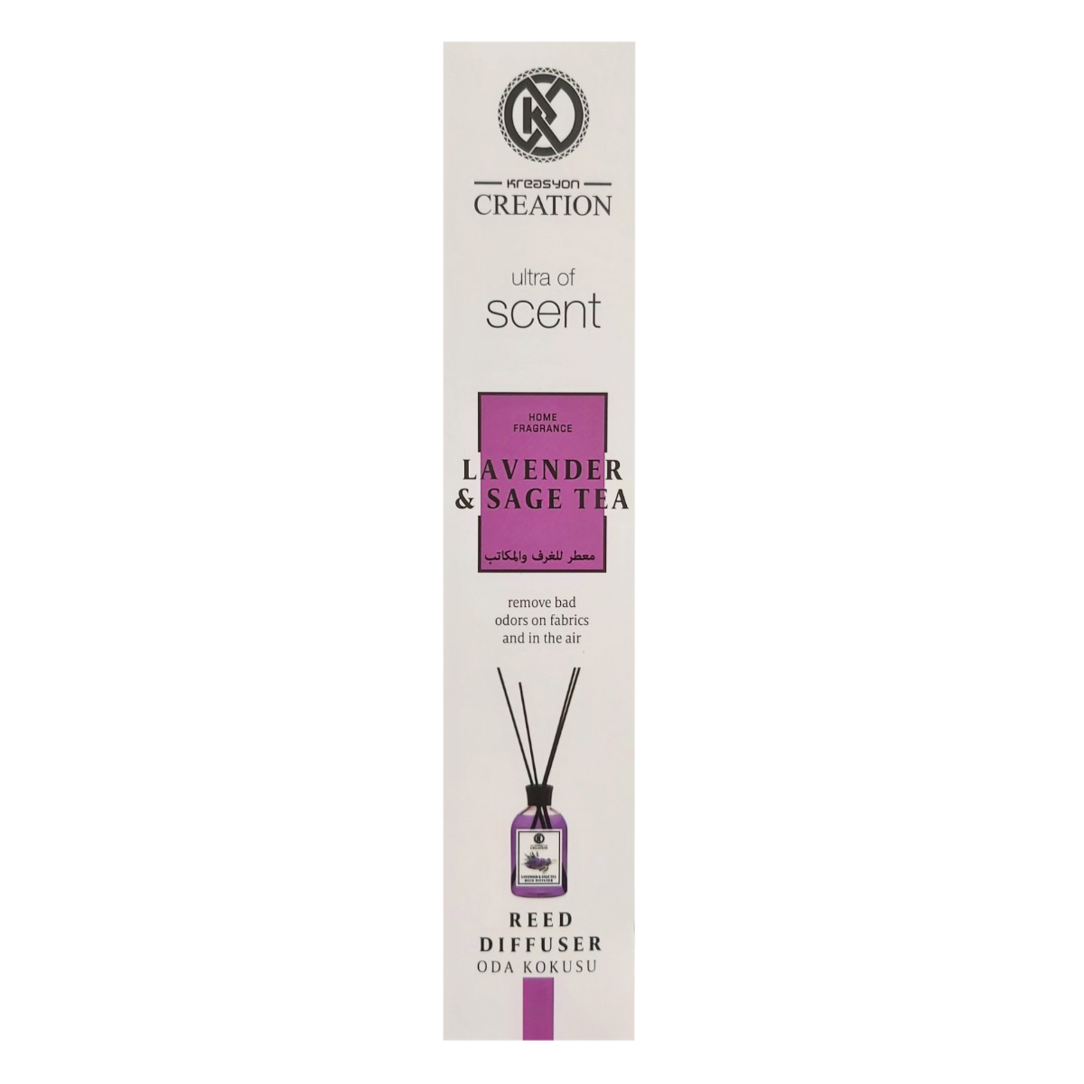 CREATION DIFFUSER ODORIZANT CAMERA LAVANDER& SAGE TEA 115ML