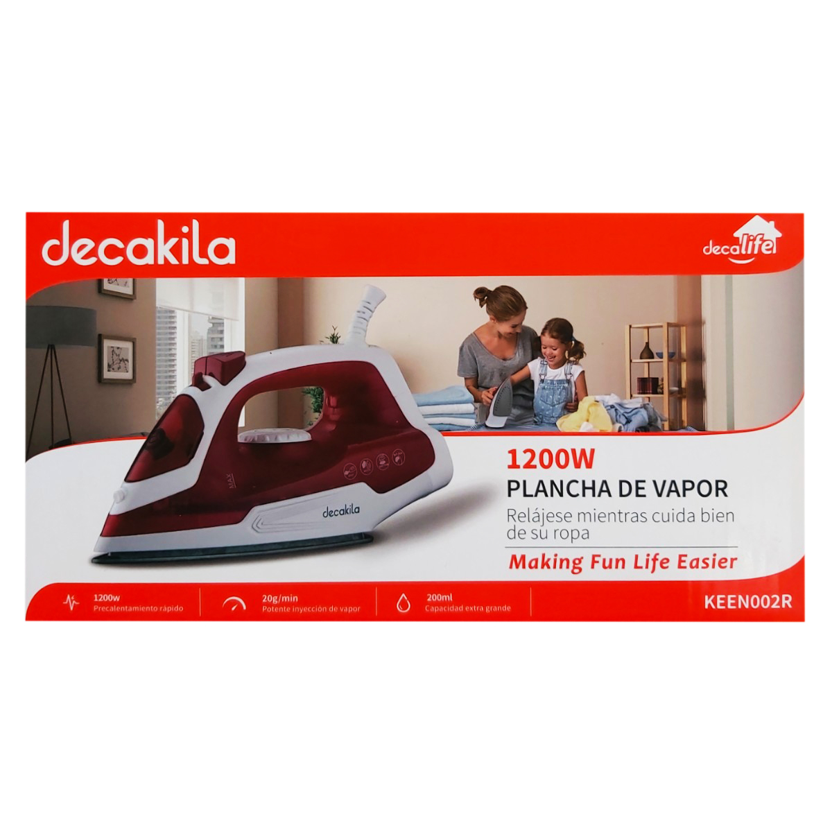 DECAKILA FIER DE CALCAT 1200W KEEN002R