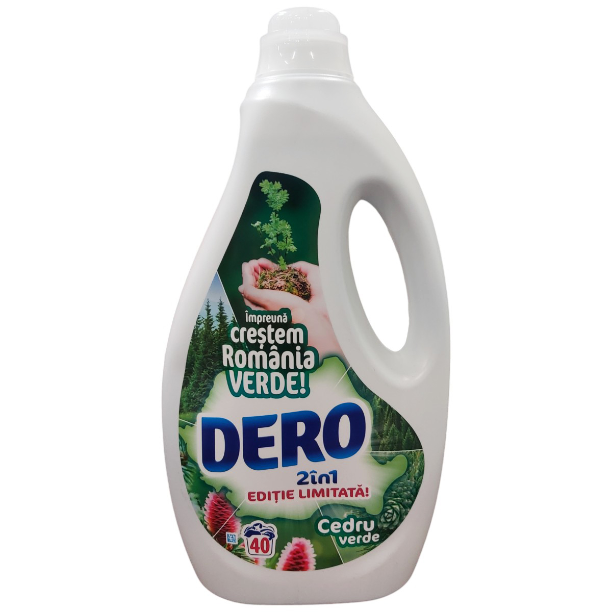 DERO 2IN1 DETERGENT LICHID 2L CEDRU VERDE