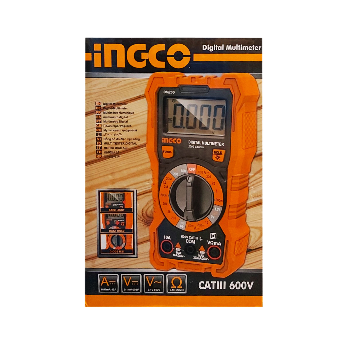 INGCO MULTIMETRU INDUSTRIAL DM200
