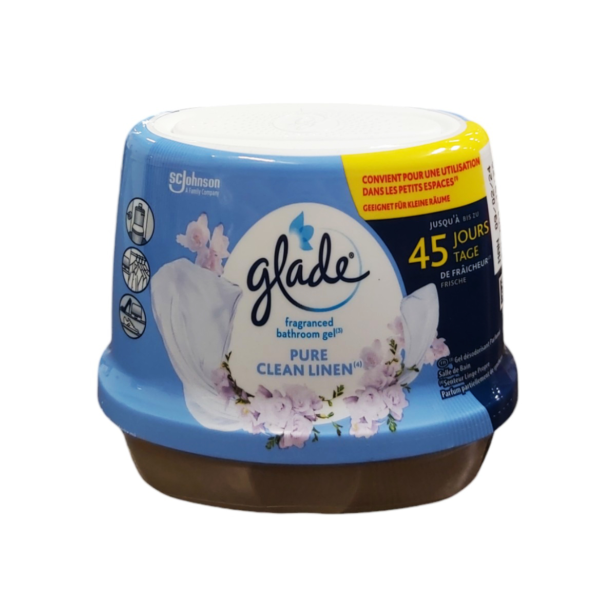 GLADE GEL ODORIZANT BAIE 180G CLEAN LINEN