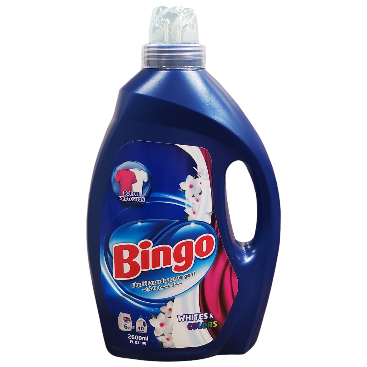 BINGO DETERGENT LICHID 2.6L WHITE&COLORS