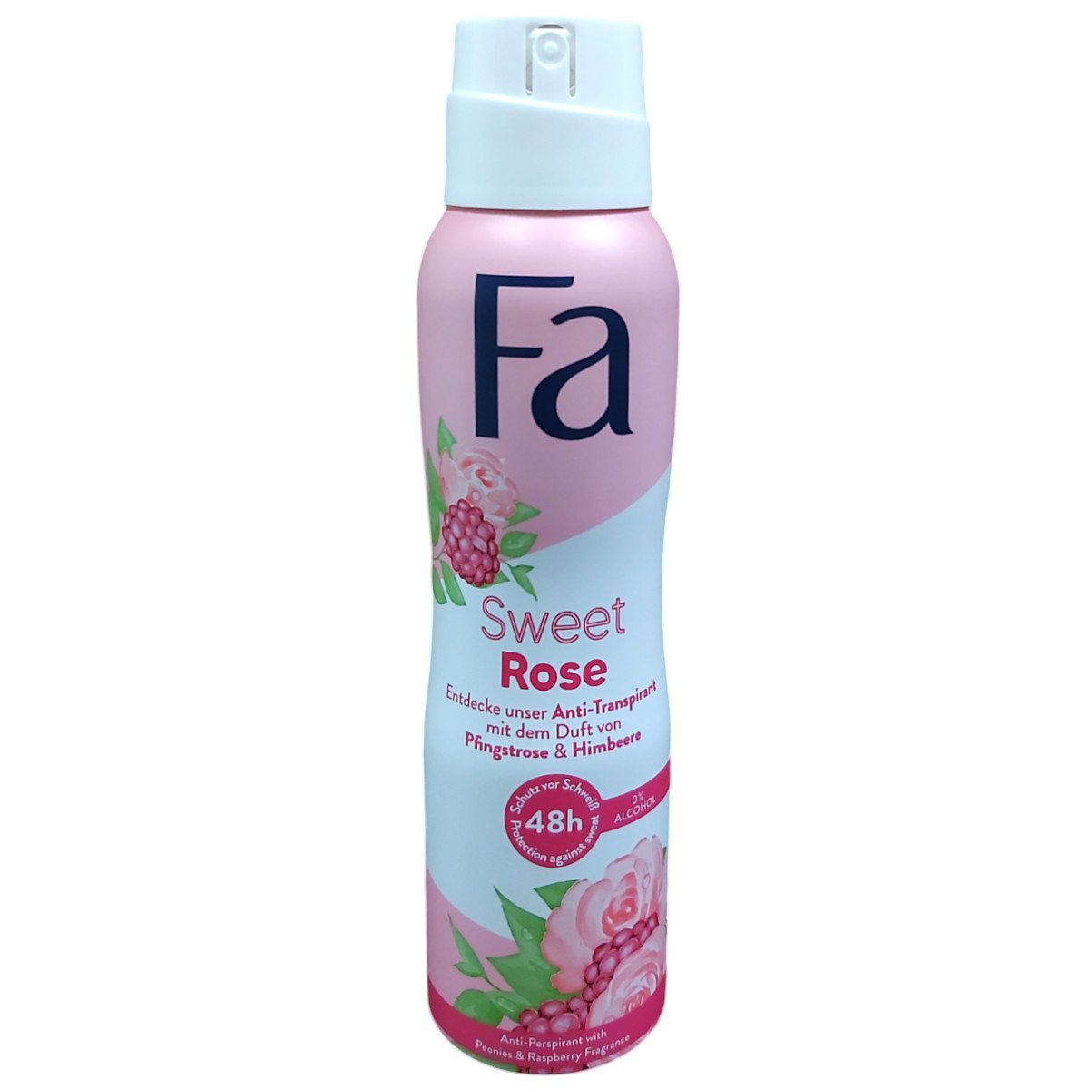 FA DEO SPRAY SWEET ROSE PEONIES&RASPBERRY 150ML