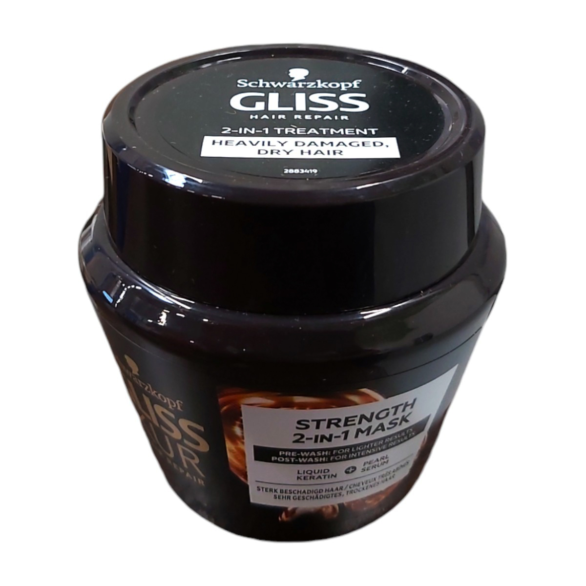 GLISS KUR MASCA DE PAR 2IN1  REPARATOARE CHERATINA LICHIDA  300ML