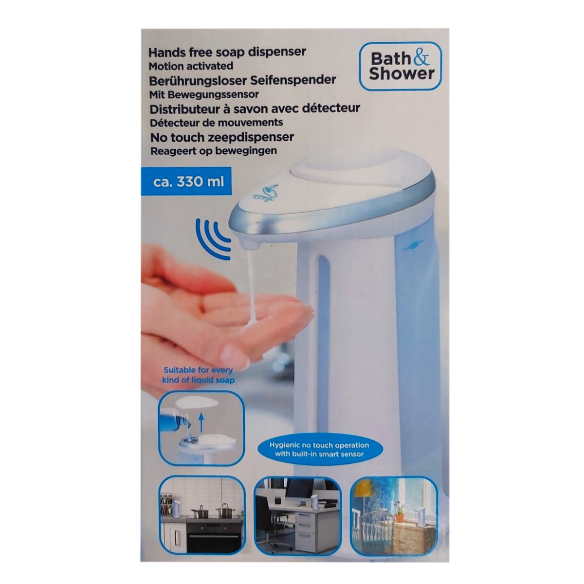 DISPENSER SAPUN LICHID CU SENZOR 330ML 94936