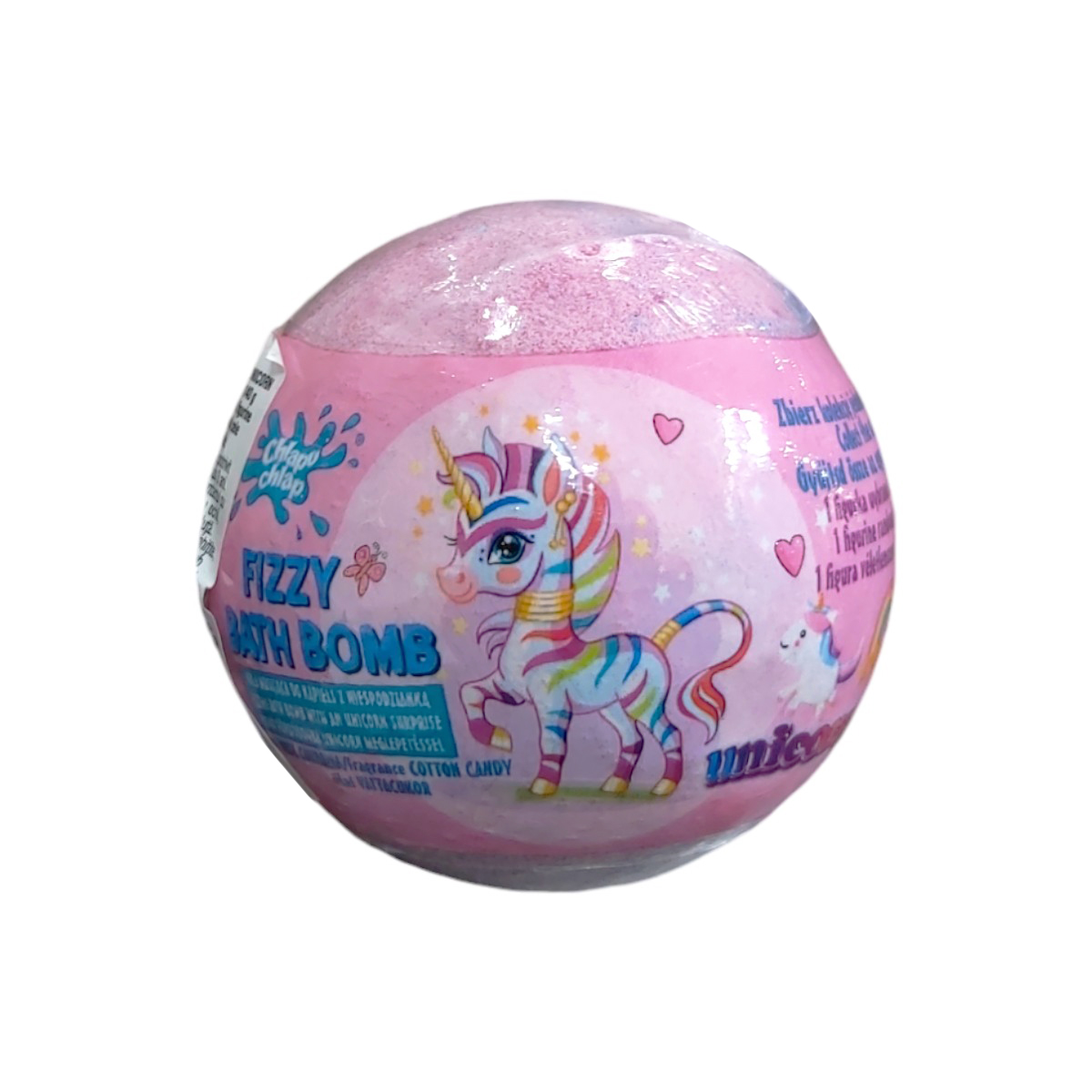 BOMBA BAIE CU SURPRIZA PARFUM VATA DE ZAHAR 140G