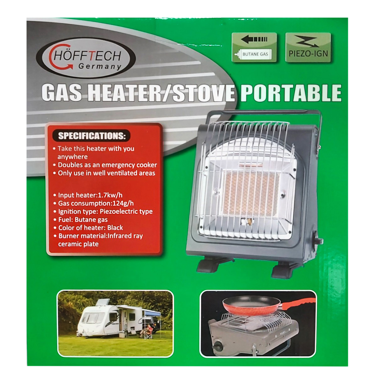 HOFFTECH RADIATOR/PLITA 2IN1 PORTABIL 42908