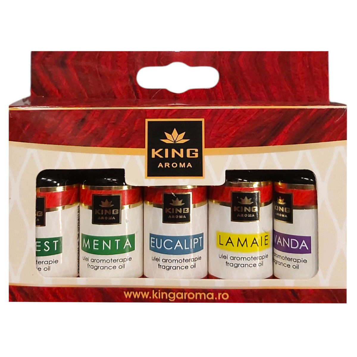 KINGAROMA PACHET 5 ULEIURI PARFUMATE FRESH