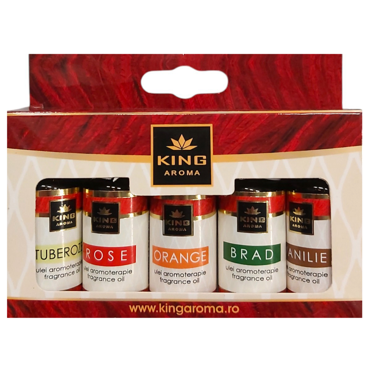 KINGAROMA PACHET 5 ULEIURI PARFUMATE CRACIUN