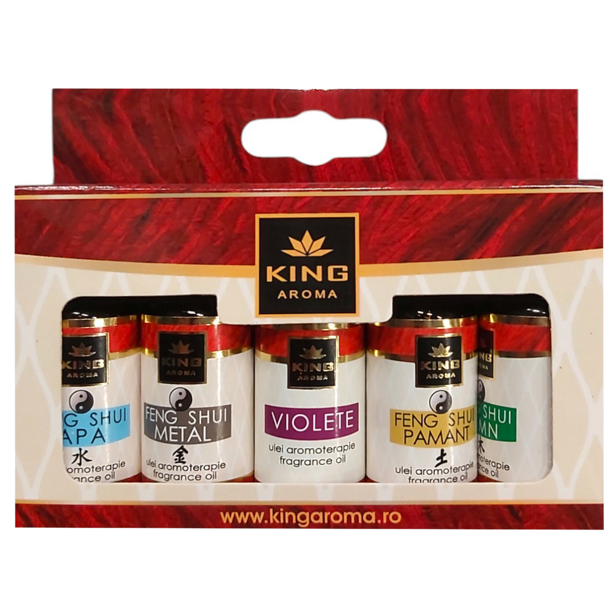 KINGAROMA PACHET 5 ULEIURI PARFUMATE FENG SHUI