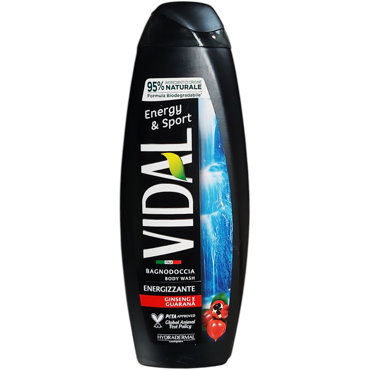 VIDAL GEL DE DUS 500ML ENERGIZZANTE ENERGY&SPORT GINSENG&GUARANA