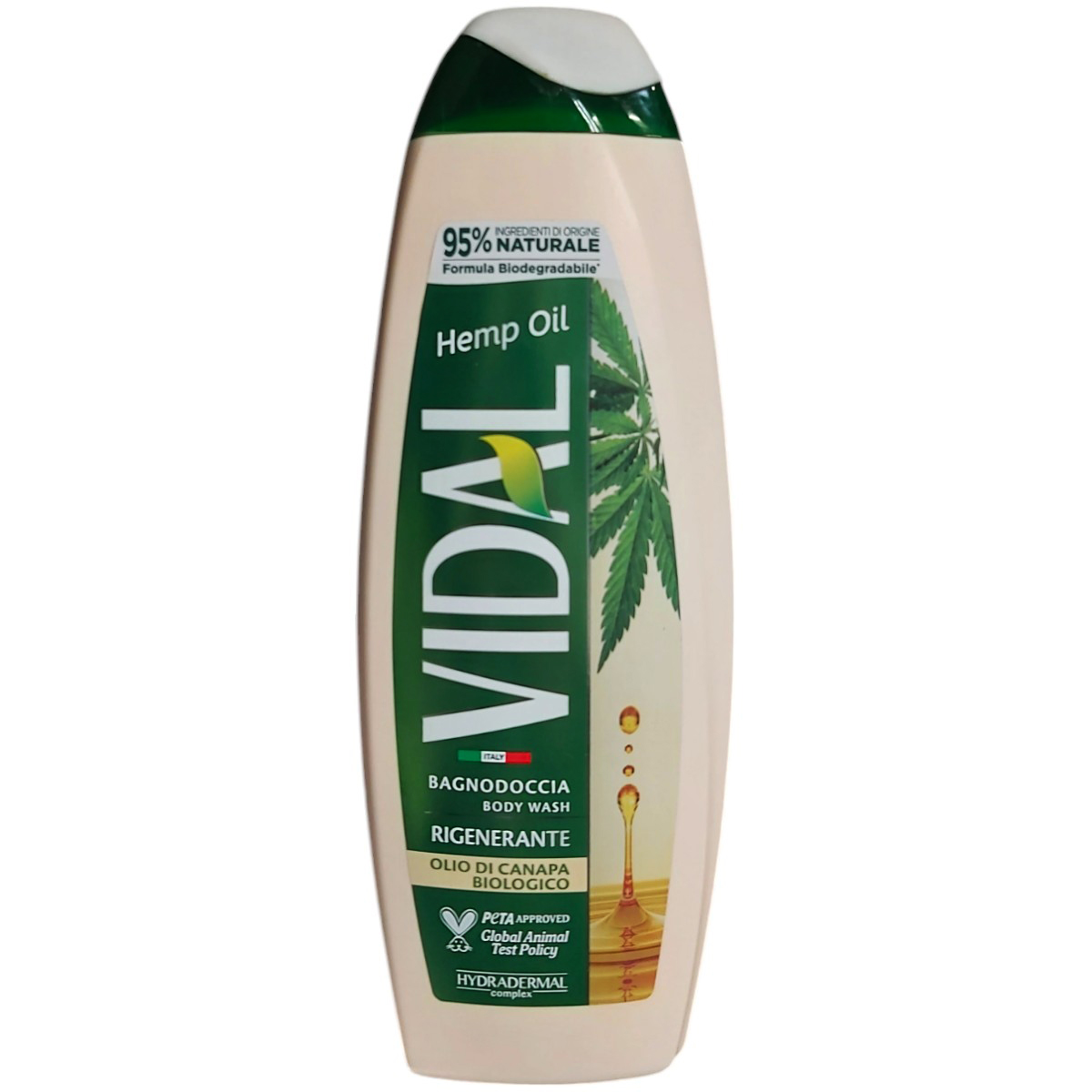 VIDAL GEL DE DUS 500ML RIGENERANTE HEMP OIL