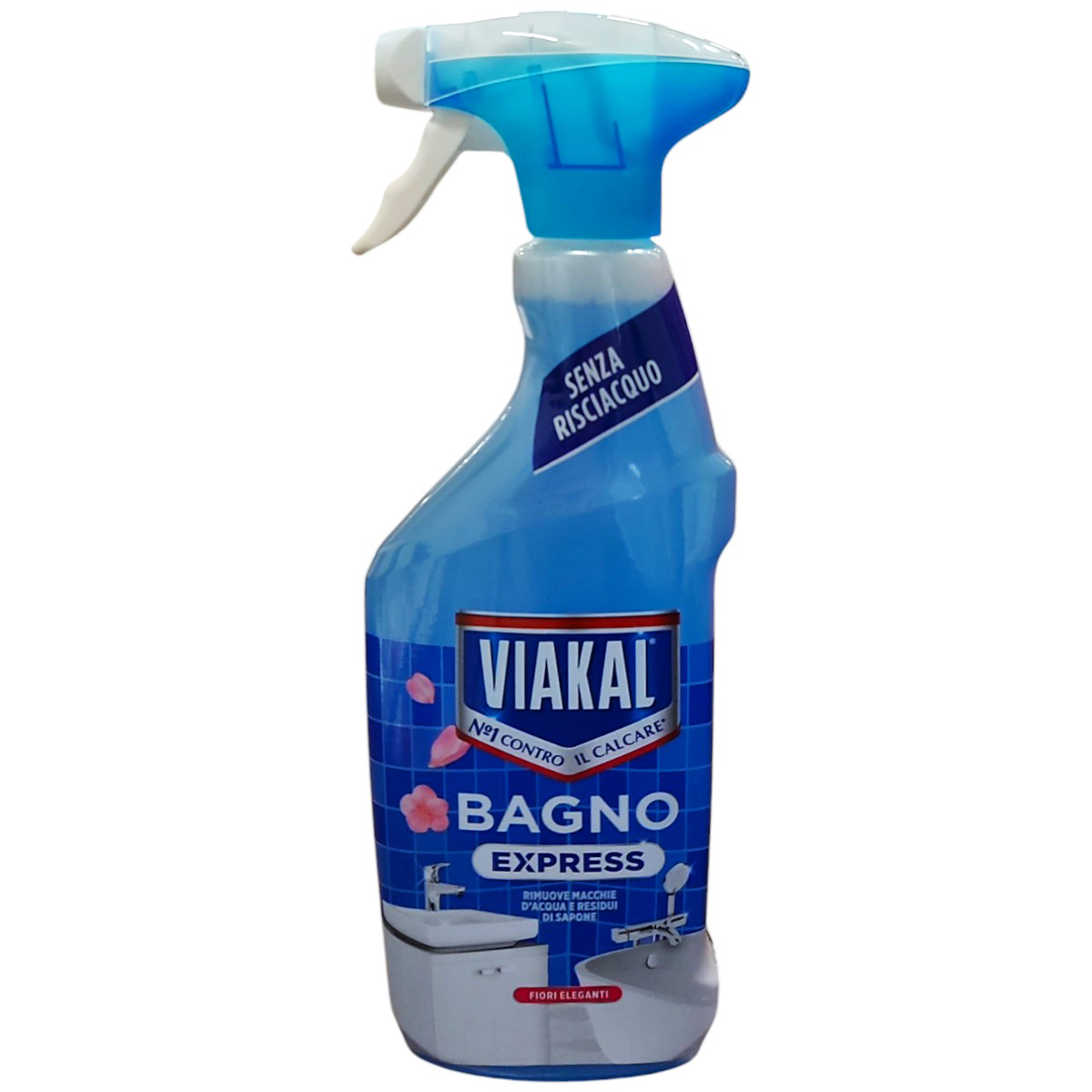 VIAKAL SOLUTIE SPRAY ANTICALCAR 470ML BAGNO EXPRESS FIORI ELEGANTI