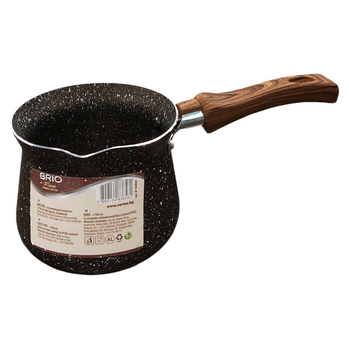 BRIO MOCCA MARBLE IBRIC 700ML 104864