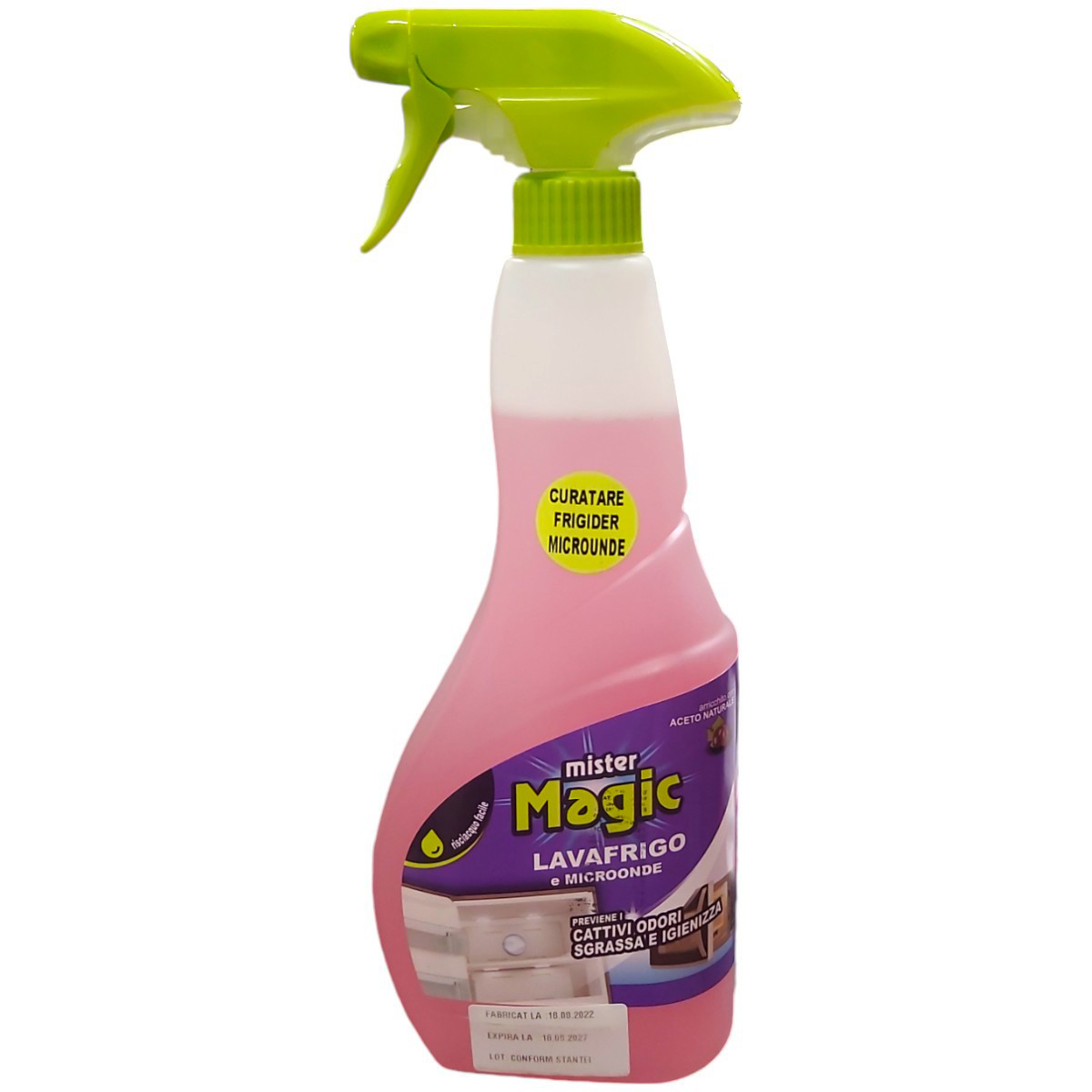 MISTER MAGIC SOLUTIE SPRAY PENTRU FRIGIDER SI CUPTOR CU MICROUNDE 500ML