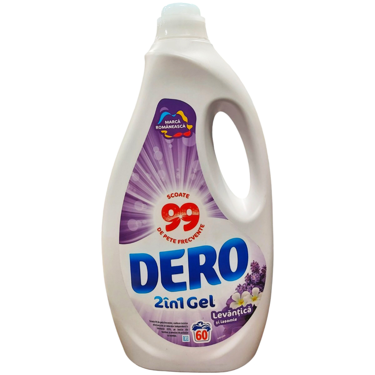 DERO 2IN1 DETERGENT LICHID 3L LAVANDA SI IASOMIE