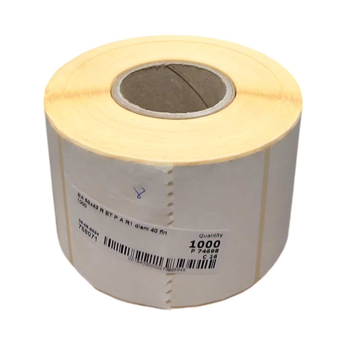 OVAL ETICHETE TERMICE 58X43MM-X1000