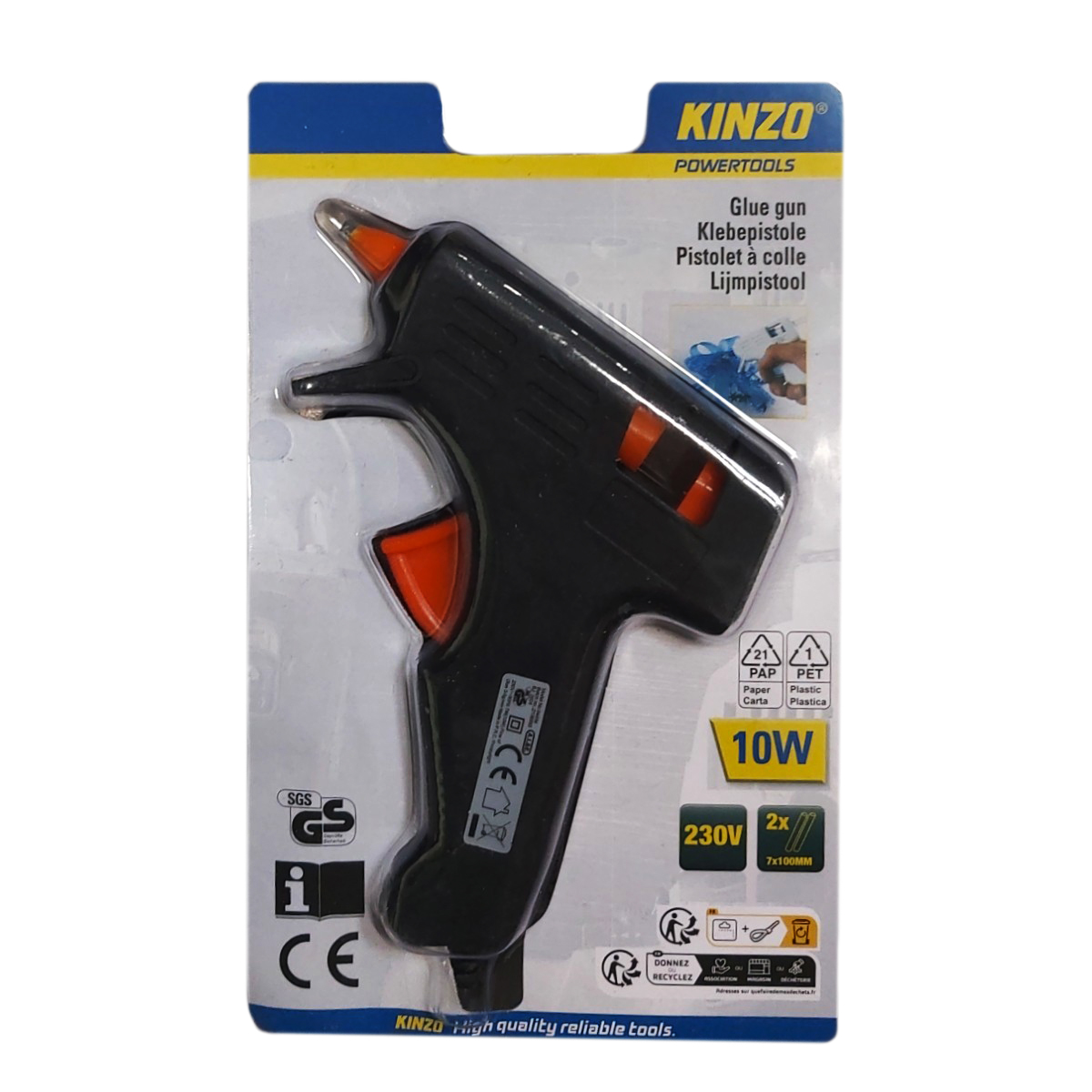KINZO PISTOL DE LIPIT CU SILICON 44842