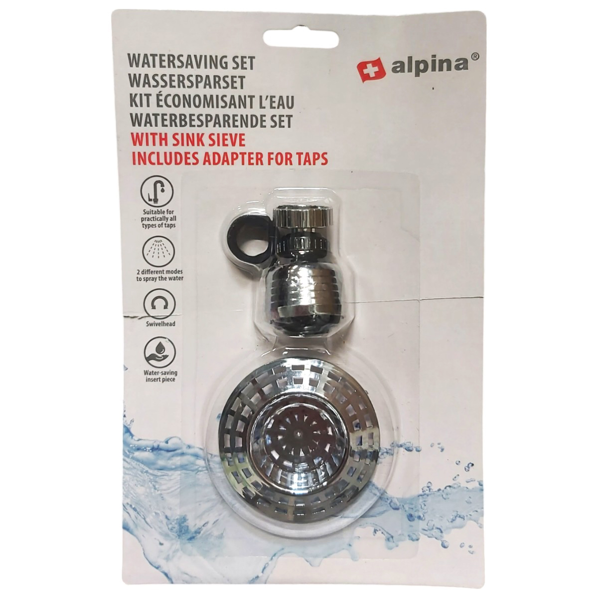 ALPINA SET SITA+PERLATOR PENTRU CHIUVETA 66824