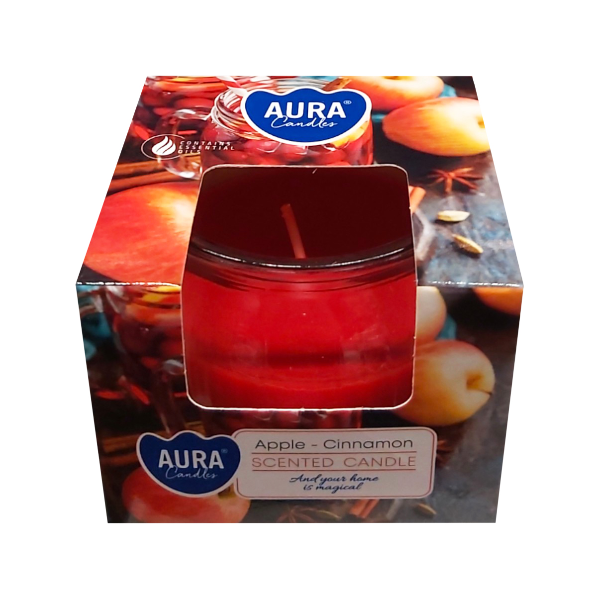 AURA LUMANARE PARFUMATA APPLE-CINNAMON SN69-87