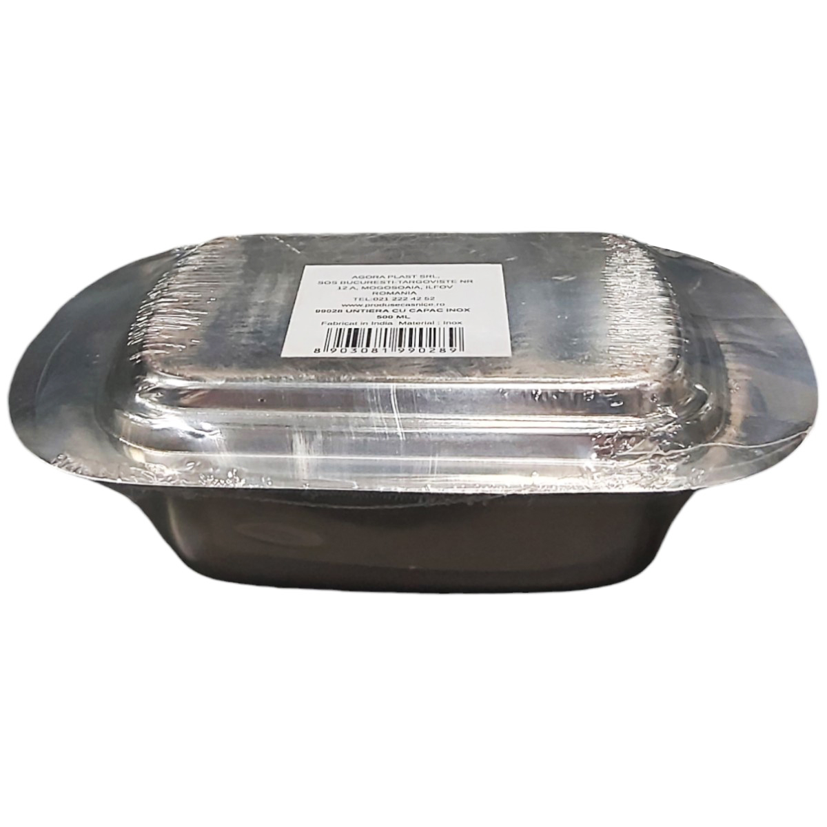 UNTIERA INOX 500ML 99028