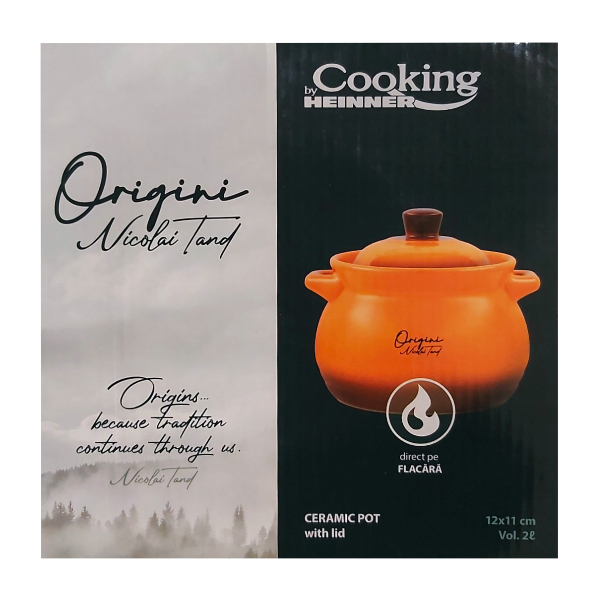 COOKING BY HEINNER OALA CERAMICA+CAPAC 12X11CM 2L HR-FJ-020
