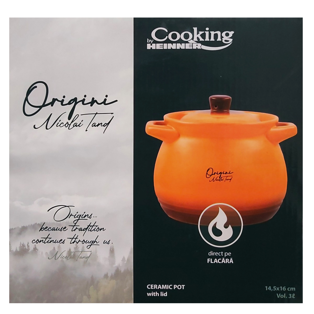 COOKING BY HEINNER OALA CERAMICA+CAPAC 14.5X16CM 3L HR-FJ-035
