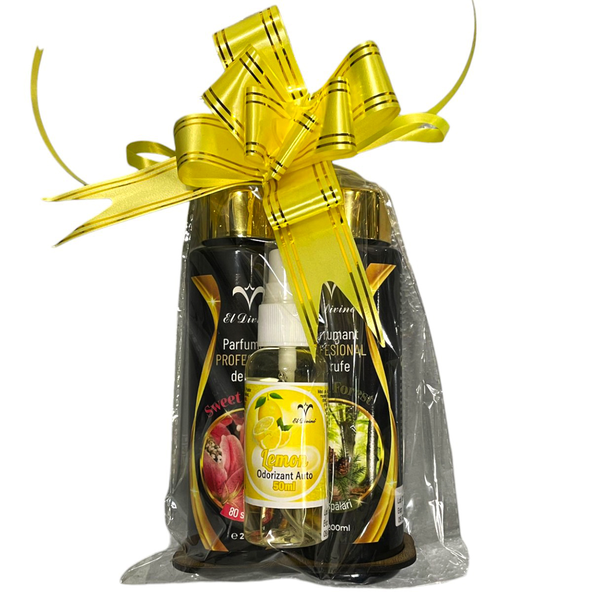 EL DIVINO SET PARFUM RUFE SWEET FLOWERS&FRESH FOREST+ODORIZANT AUTO LAMAIE/LILIAC