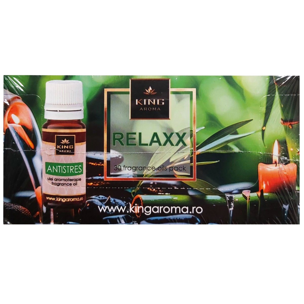 KING AROMA ULEI AROMOTERAPIE MIX RELAXX 10ML 30BUC/SET