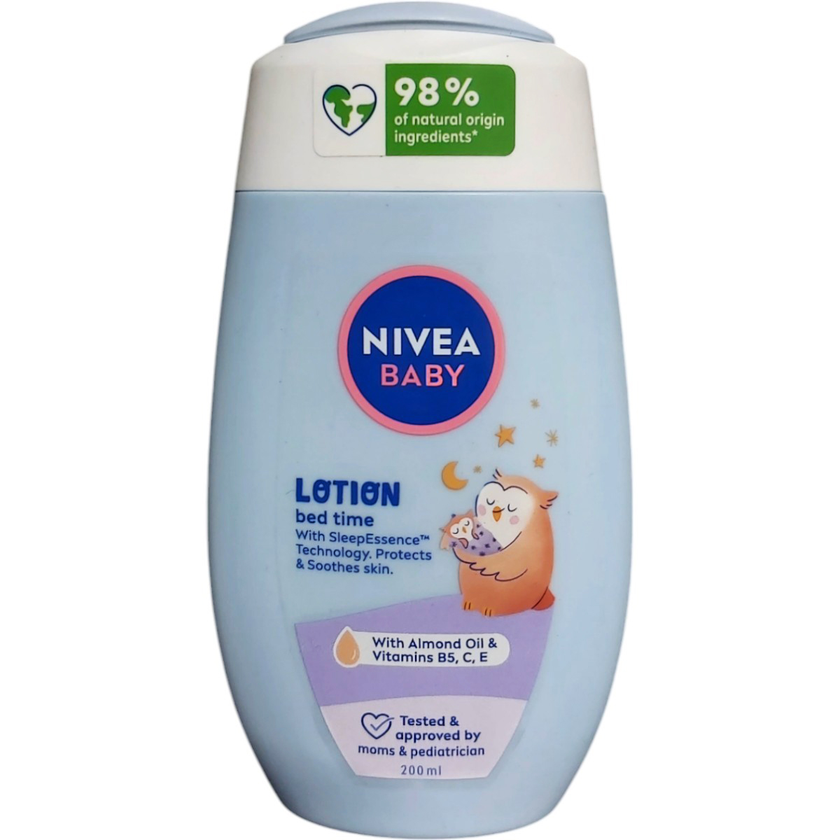NIVEA BABY LOTIUNE DE CORP 200ML BED TIME ALMOND OIL&VITAMINS