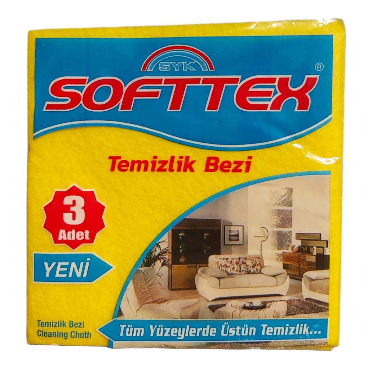 SOFTTEX LAVETA UNIVERSALA 3PCS