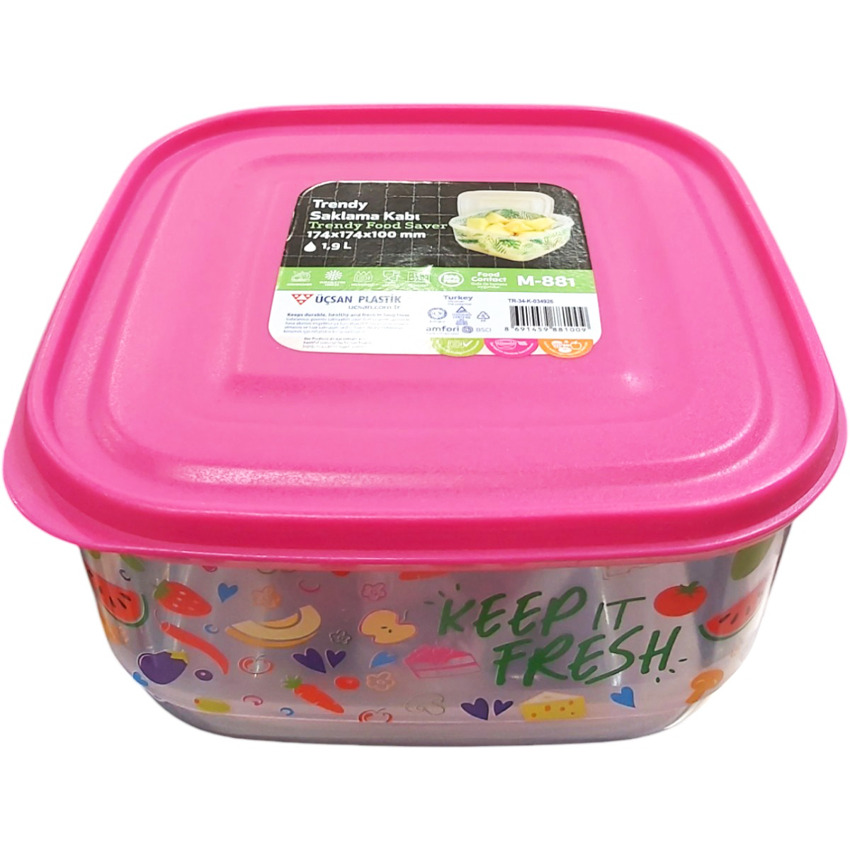 DECO CUTIE ALIMENTE PATRATA 1.9L M881