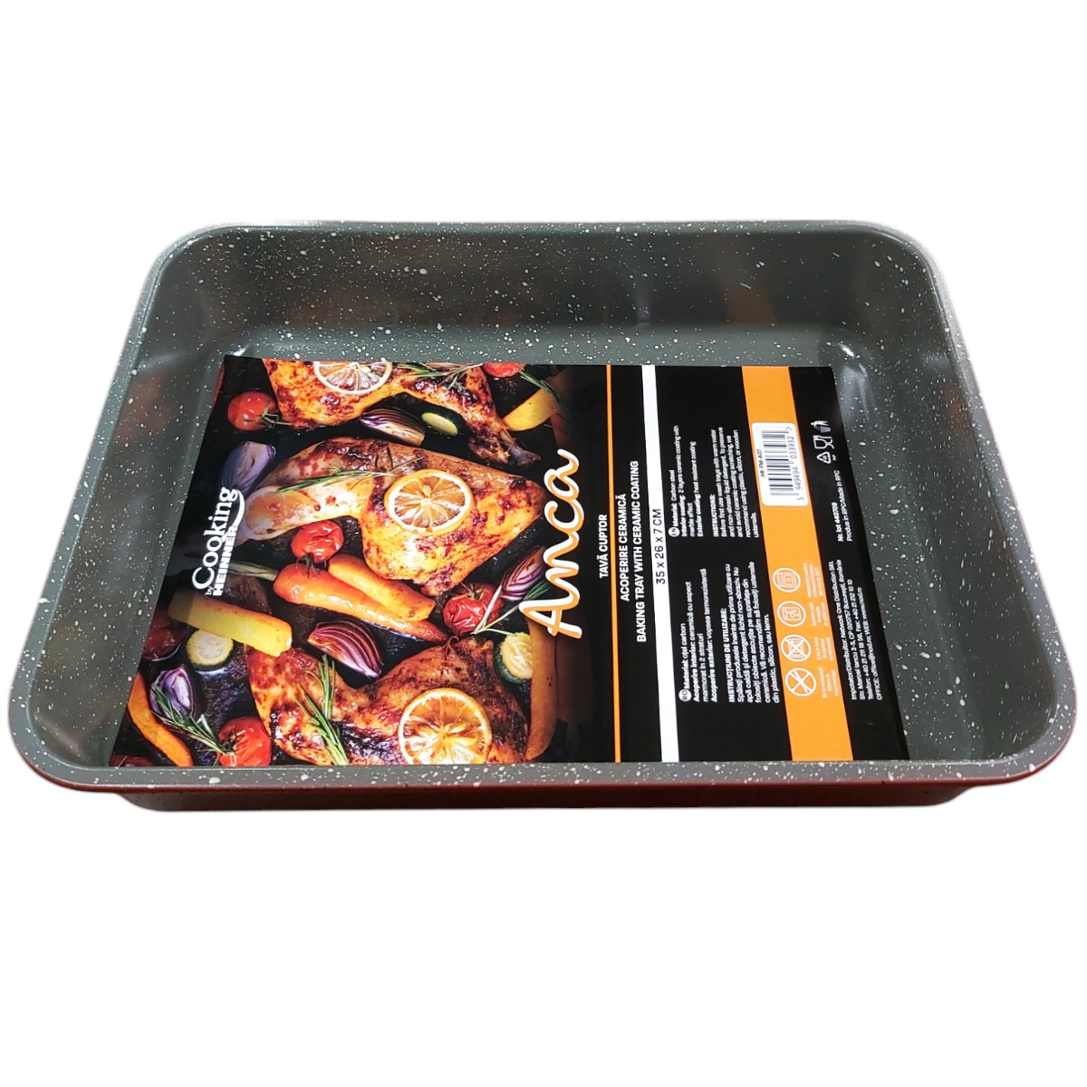 COOKING BY HEINNER ANCA TAVA CUPTOR 35X26X7CM HR-FM-A07