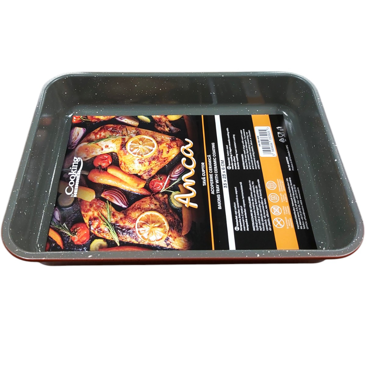 COOKING BY HEINNER ANCA TAVA CUPTOR 33X23X6CM HR-FM-A06