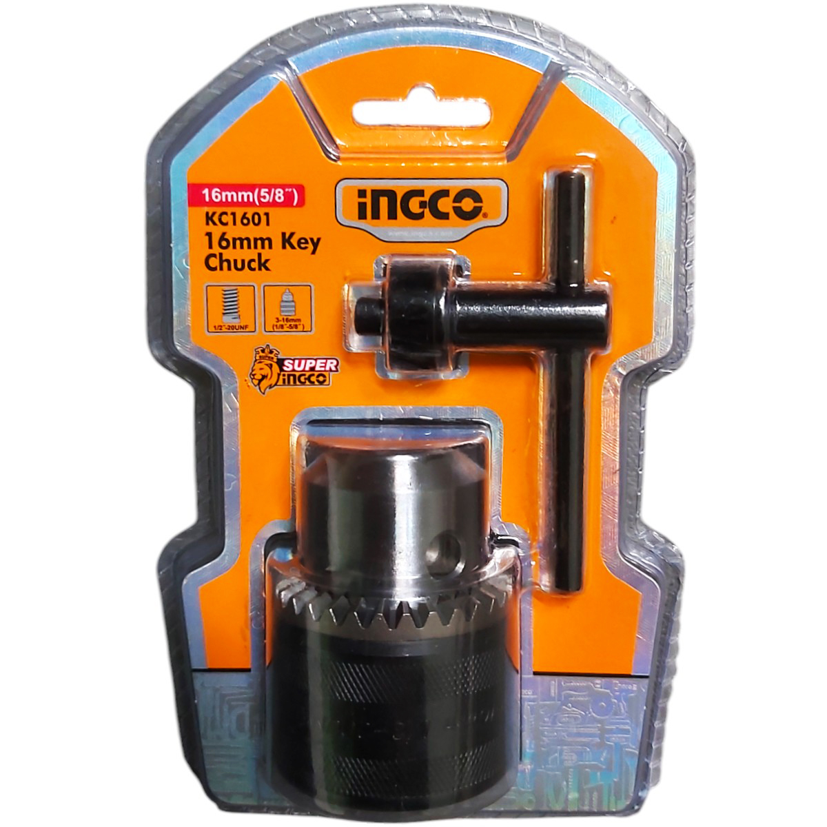 INGCO MANDRINA CU CHEIE 16MM KC1601