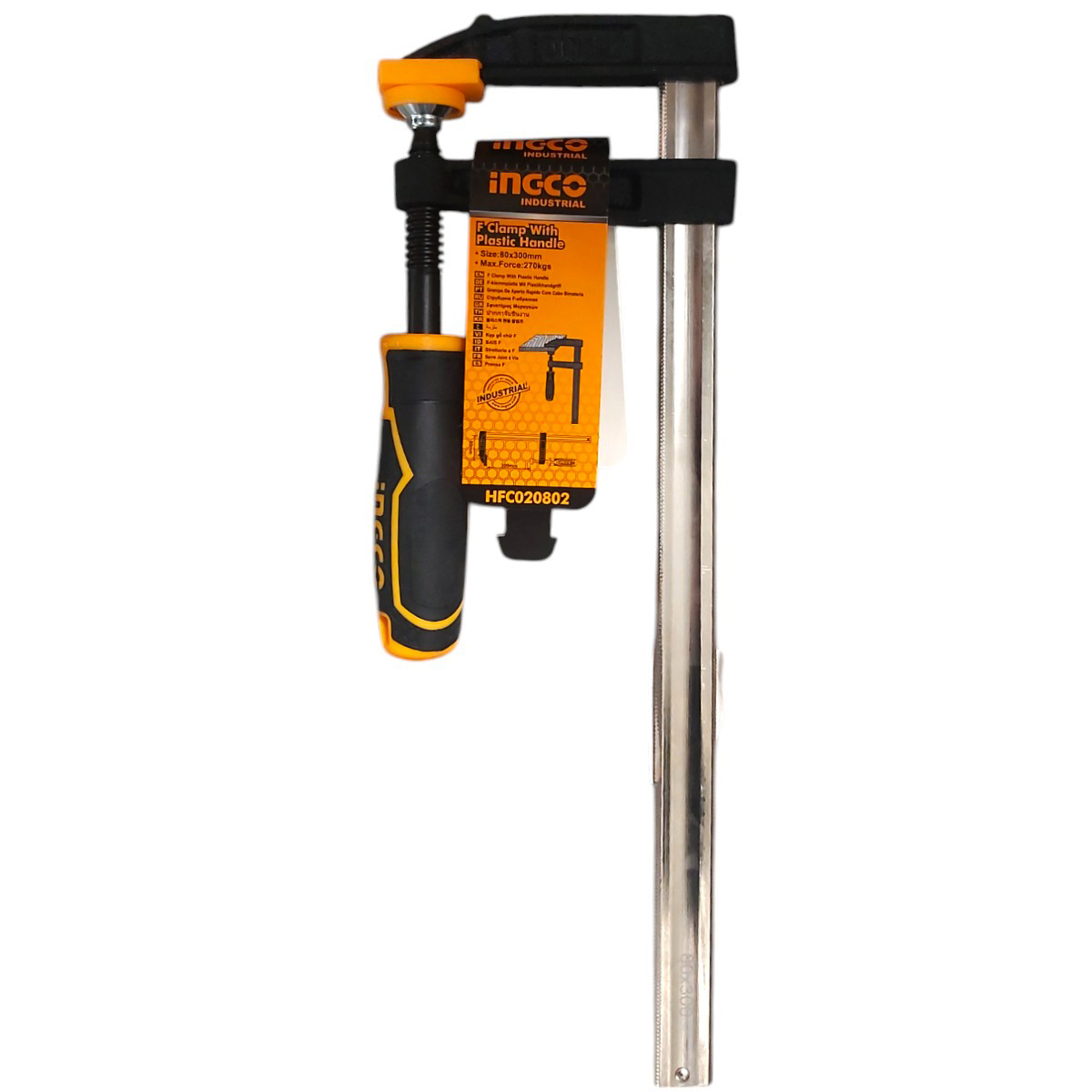 INGCO PRESA TIP F 80X300MM HFC020802