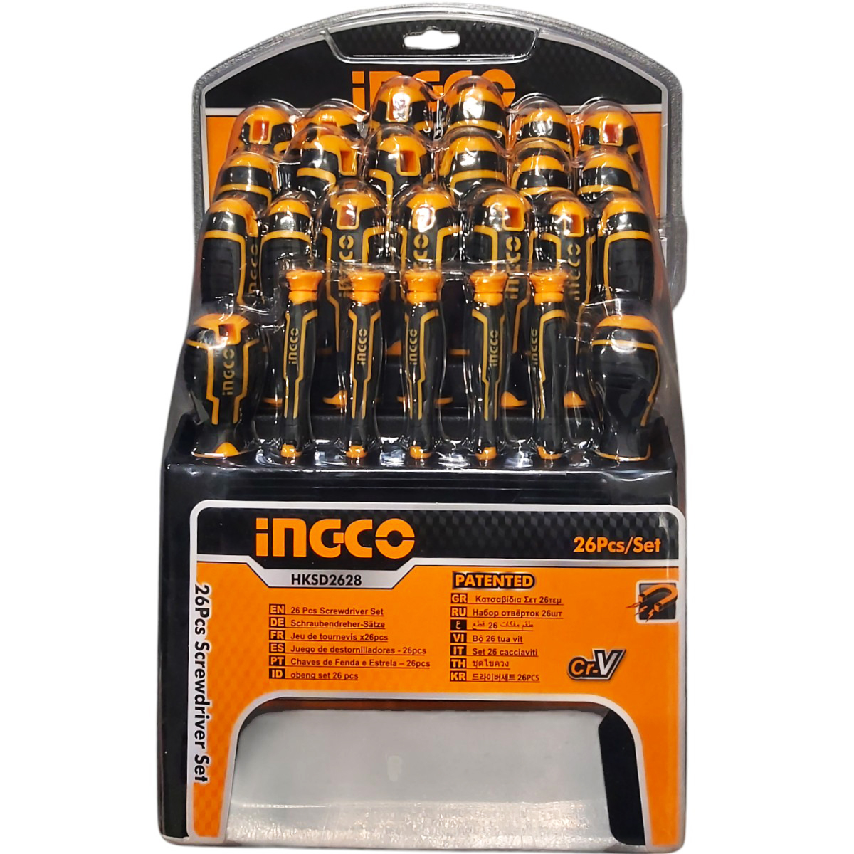 INGCO SET SURUBELNITE PE SUPORT 26BUC HKSD2628