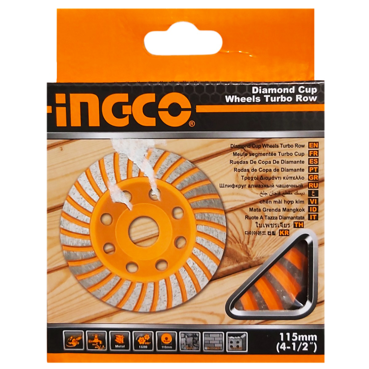 INGCO DISC DIAMANTAT PENTRU SLEFUIT TURBO CGW011151