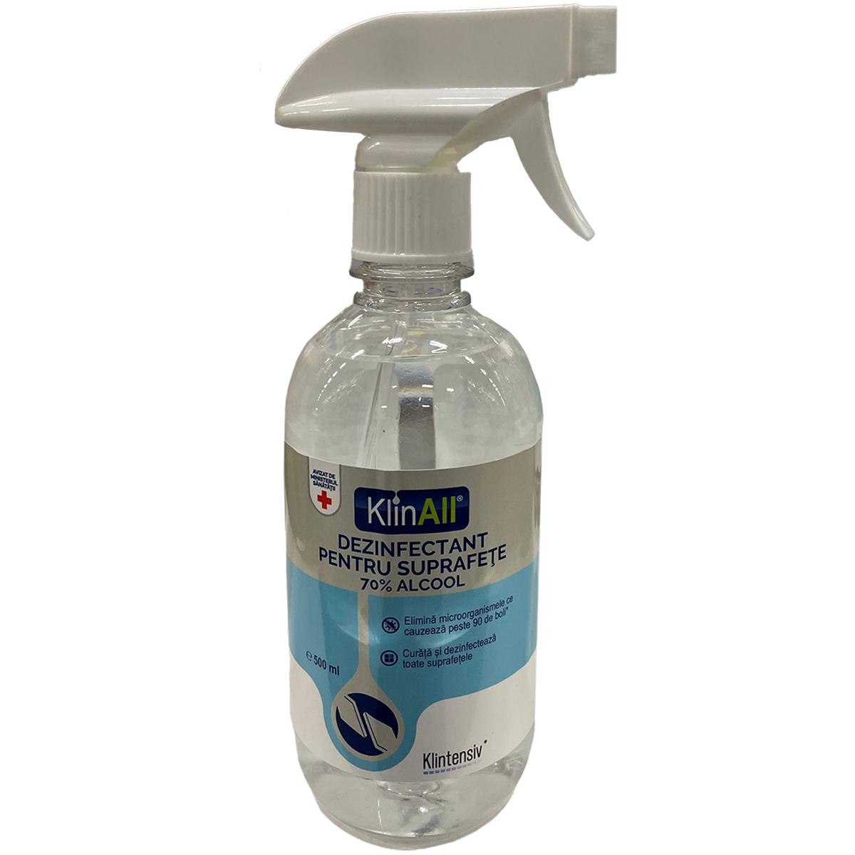 KLINTENSIV SPRAY DEZINFECTANT PENTRU SUPRAFETE 500ML