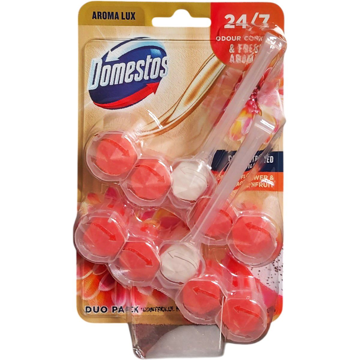 DOMESTOS POWER5 ODORIZANT WC DAHLIA FLOWERS&DRAGONFRUIT 2X55G