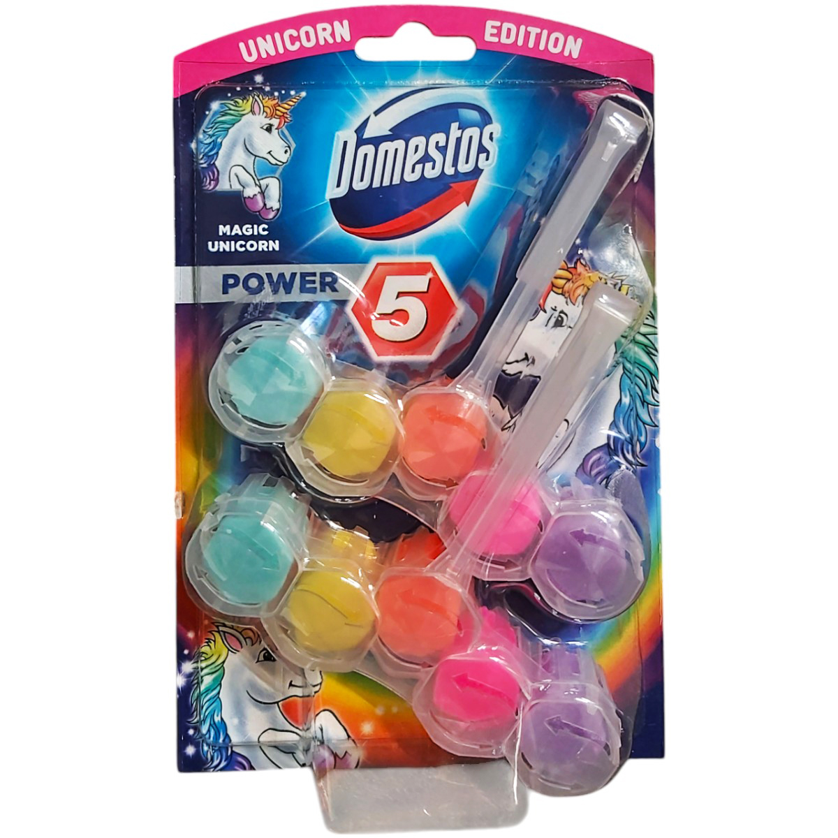 DOMESTOS POWER5 ODORIZANT WC MAGIC UNICORN 2X55G