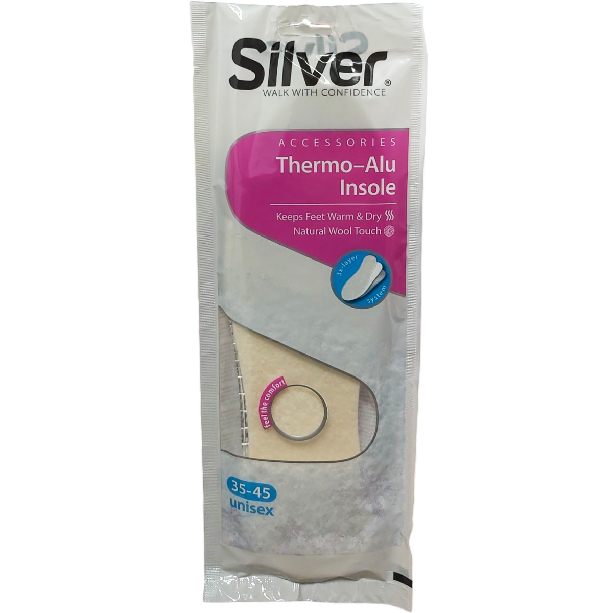 SILVER BRANT THERMO-ALU INSOLE TB4013-00