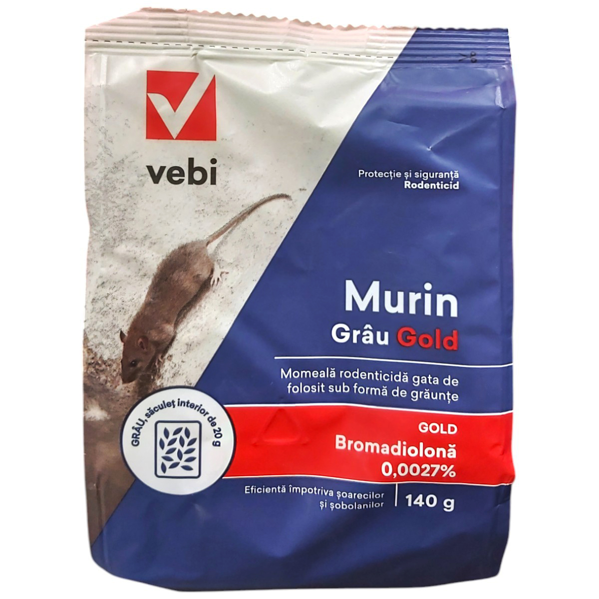MURIN GRAU GOLD MOMEALA  ROZATOARE 140G