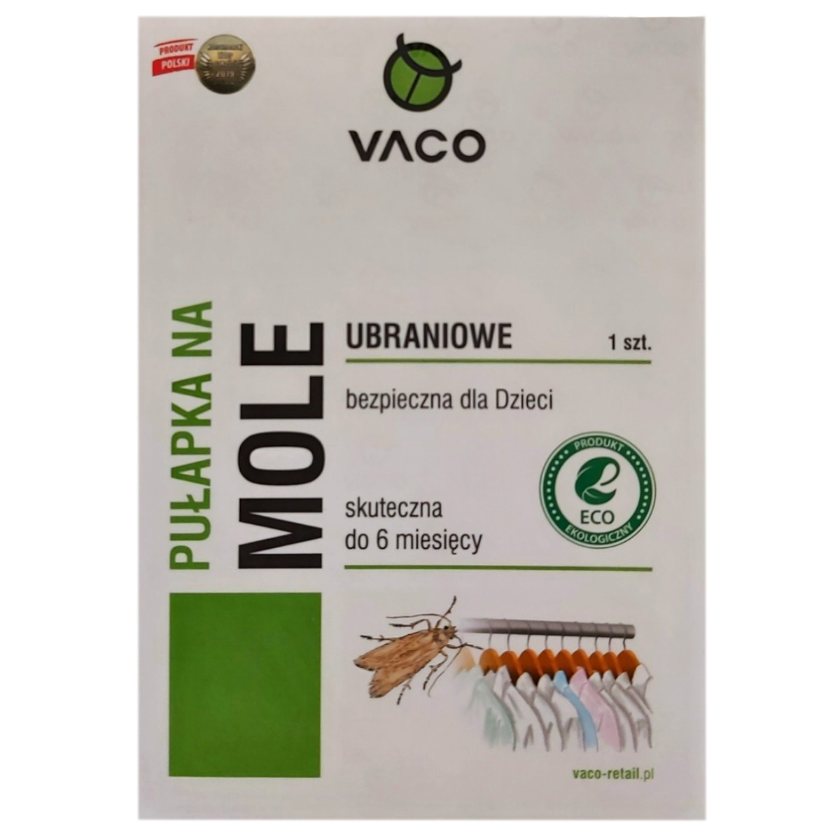 VACO CAPCANA MOLII PENTRU HAINE 1BUC DV1