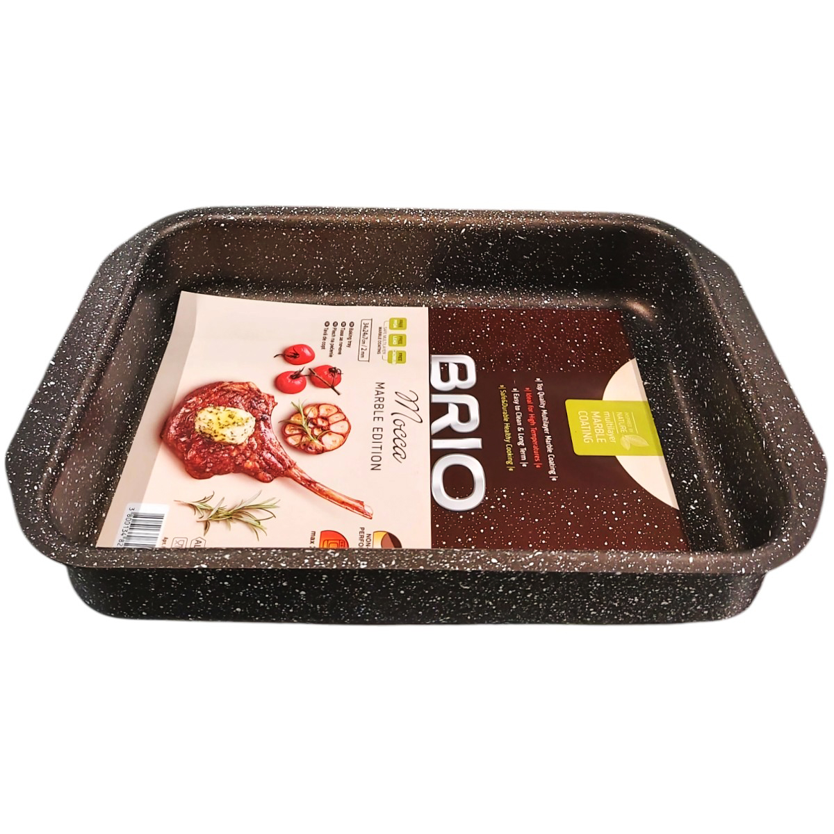 BRIO MOCCA MARBLE TAVA COPT DREPTUNGHIULARA 34X24X7CM 102897