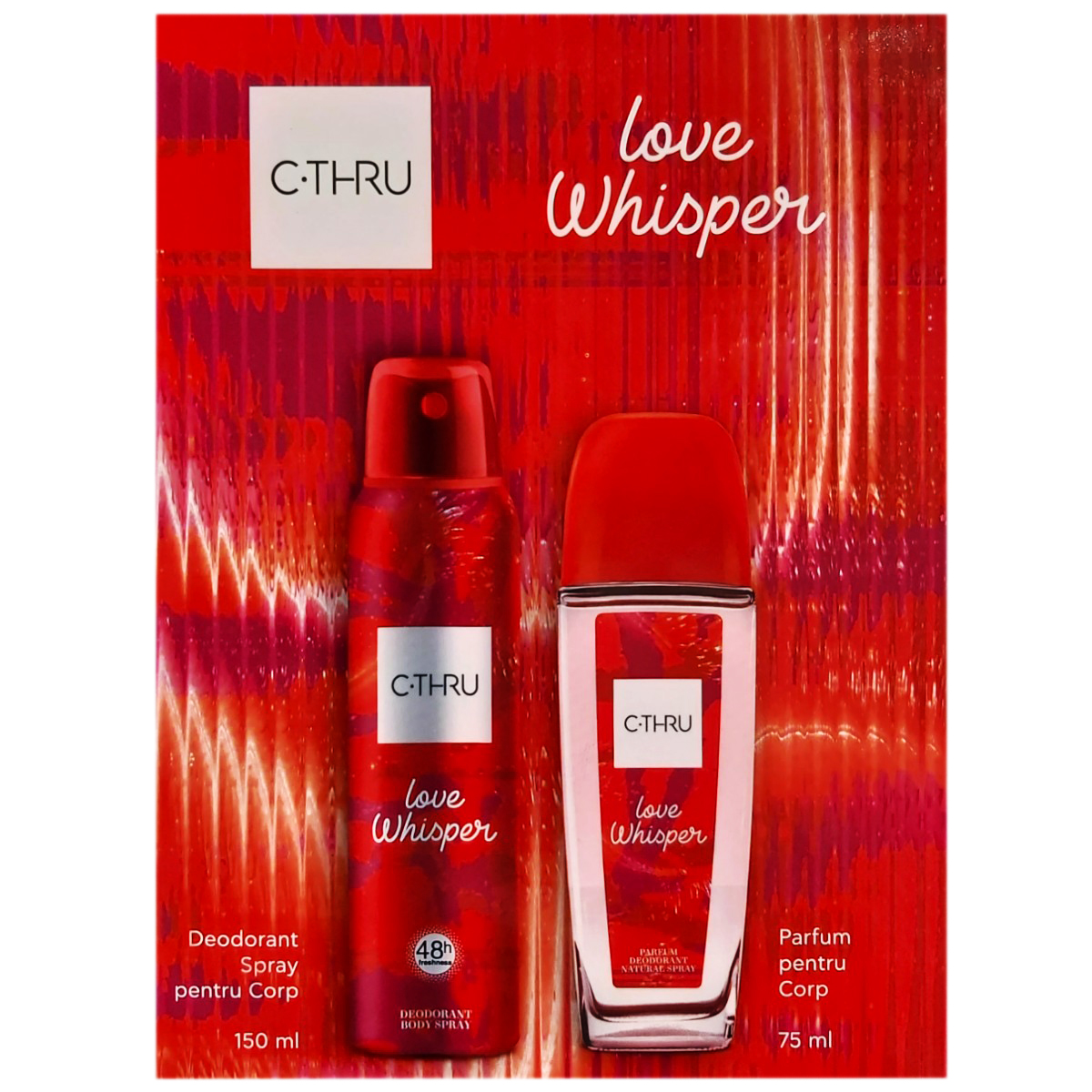 C-THRU LOVE WHISPER DNS 75ML+DEO SPRAY 150ML SET CADOU