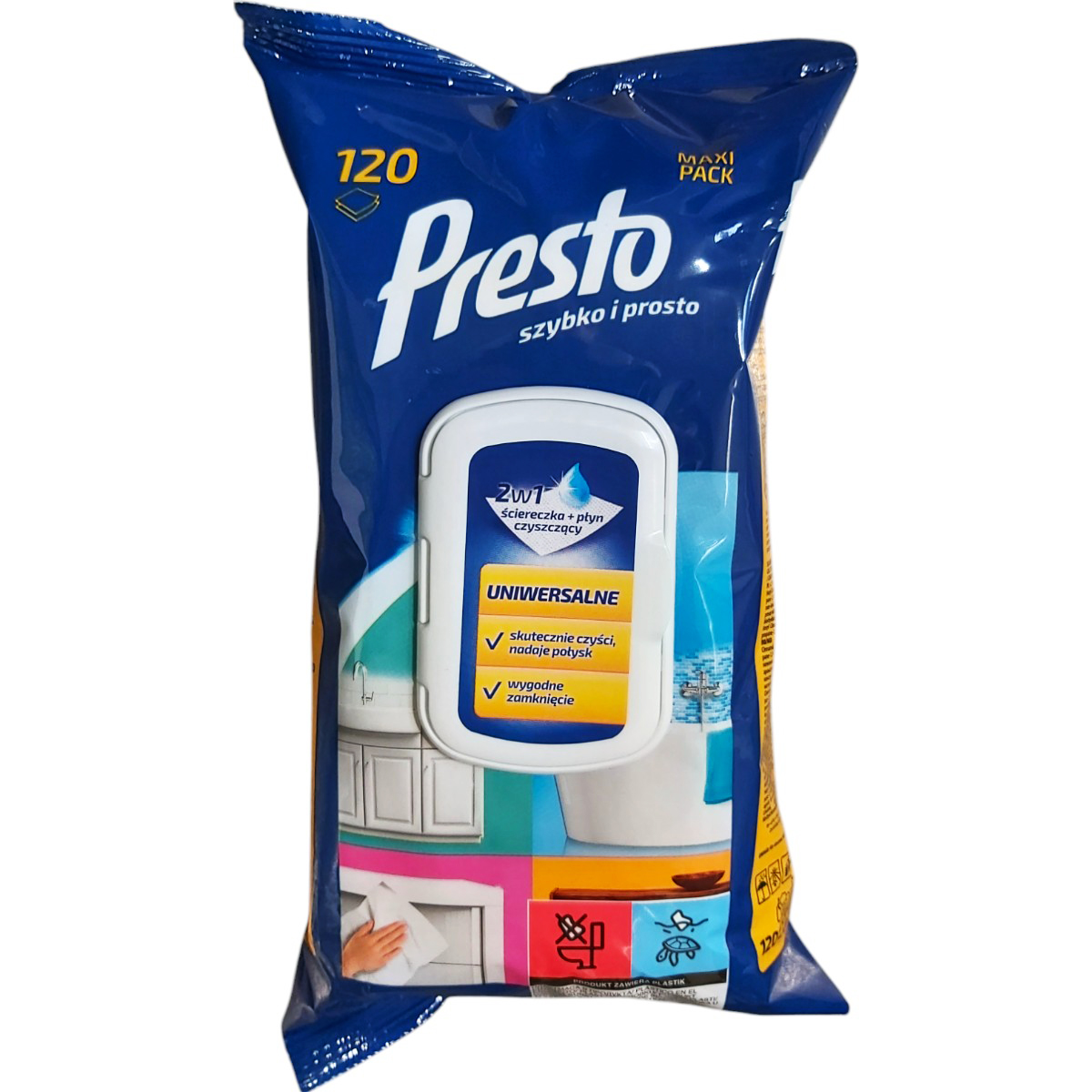 PRESTO SERVETELE UMEDE UNIVERSALE 120BUC