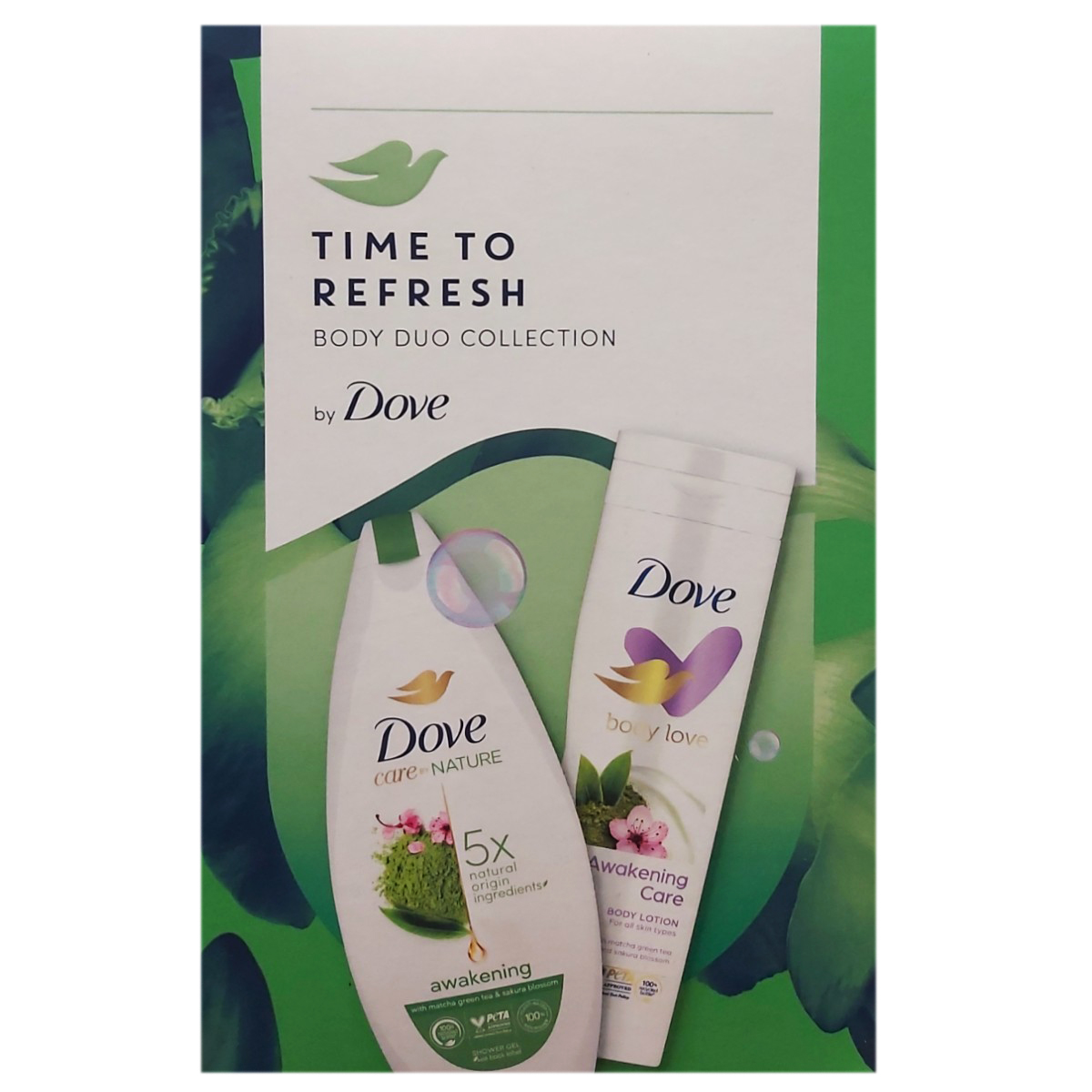 DOVE TIME TO REFRESH AWAKENING GEL DUS225ML+LOTIUNE CORP250ML