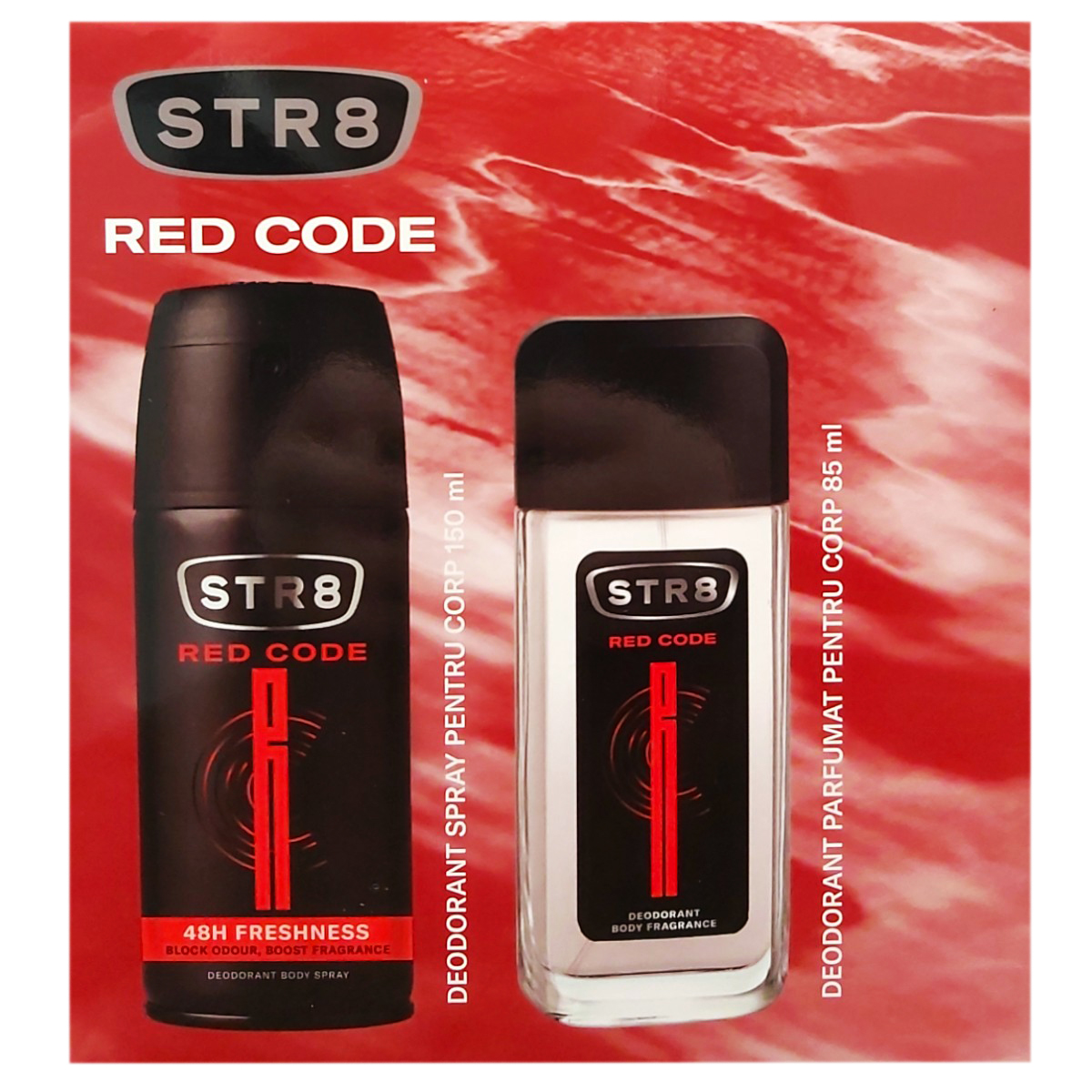 STR8 RED CODE DNS85+DEO SPRAY150 SET CADOU