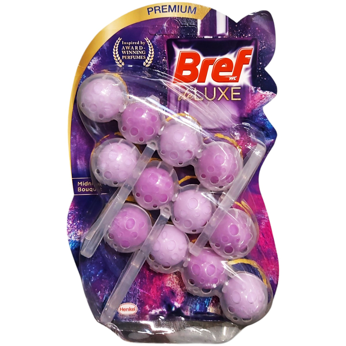 BREF DELUXE ODORIZANT WC 3X50G MIDNIGHT BOUQUET